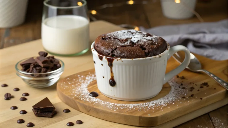 mug cake chocolat