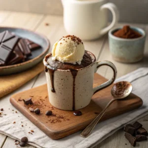 mug cake chocolat