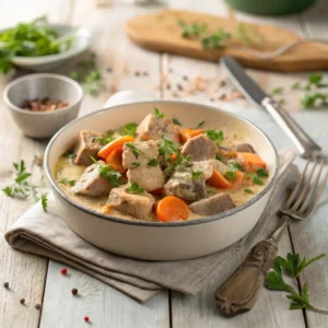 blanquette de veau à l'ancienne cookeo