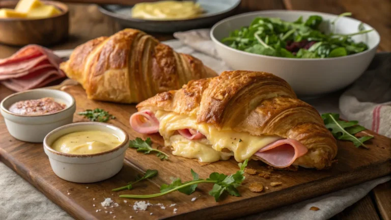 croissant au jambon