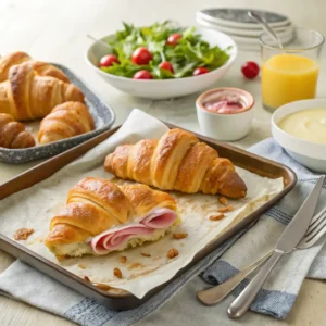 croissant au jambon