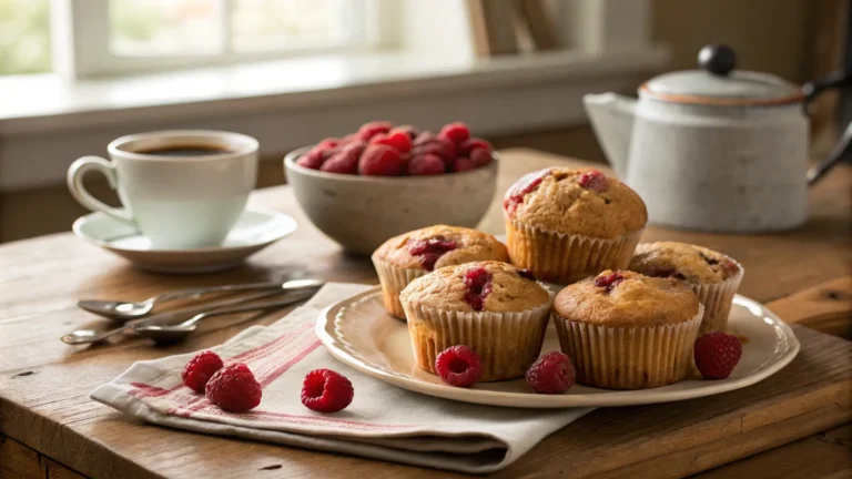 muffin aux framboise