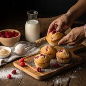 muffin aux framboise muffin framboises chocolat blanc