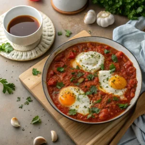 oeuf tomate shakshuka recette