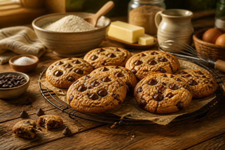 Biscuits aux pepites de chocolat faits maison