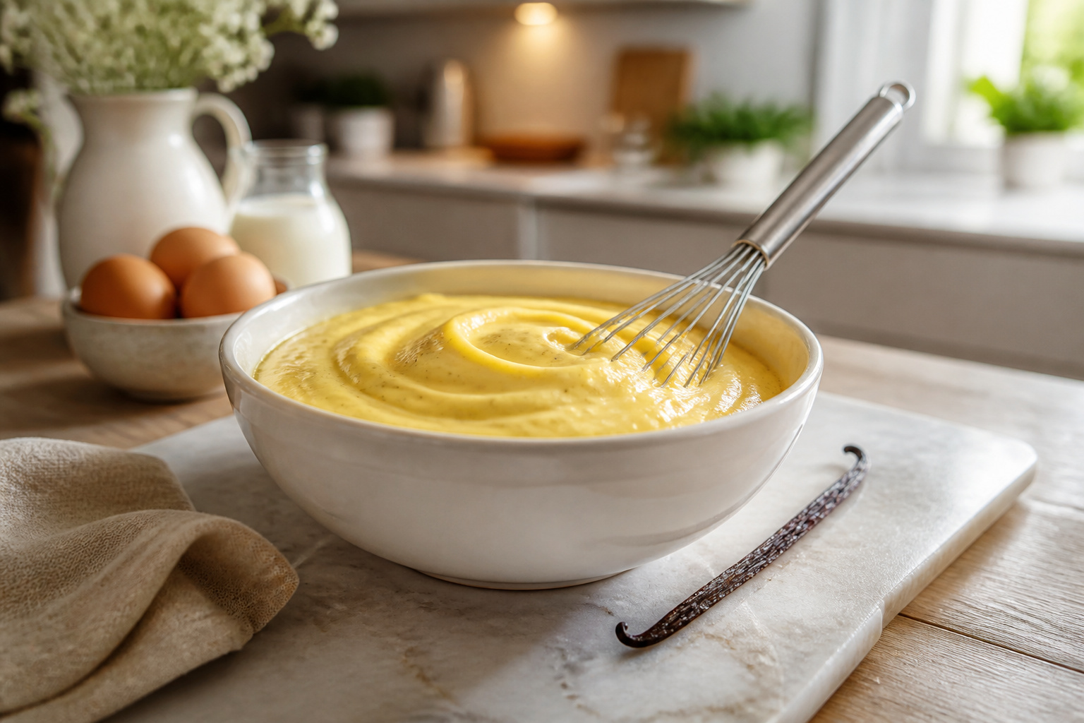 Creme patissiere douceur et vanille