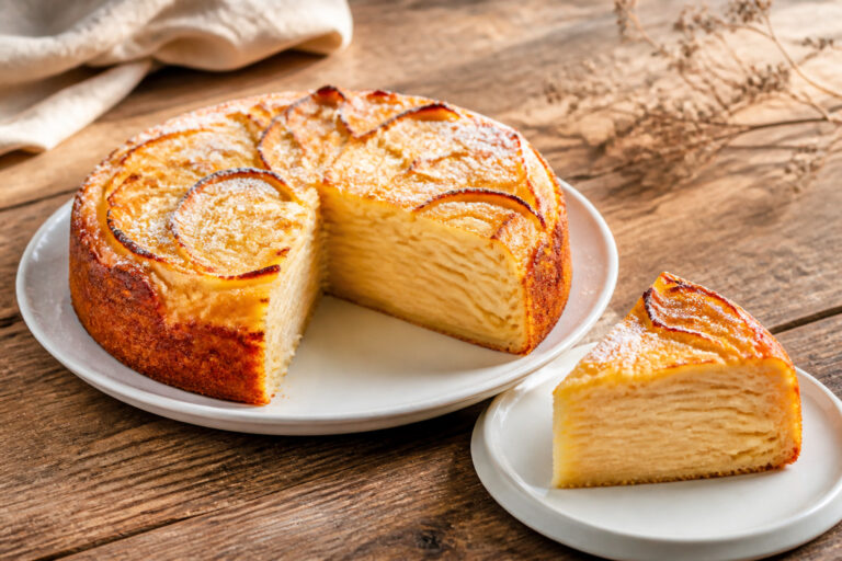 Gateau invisible aux pommes une douceur francaise