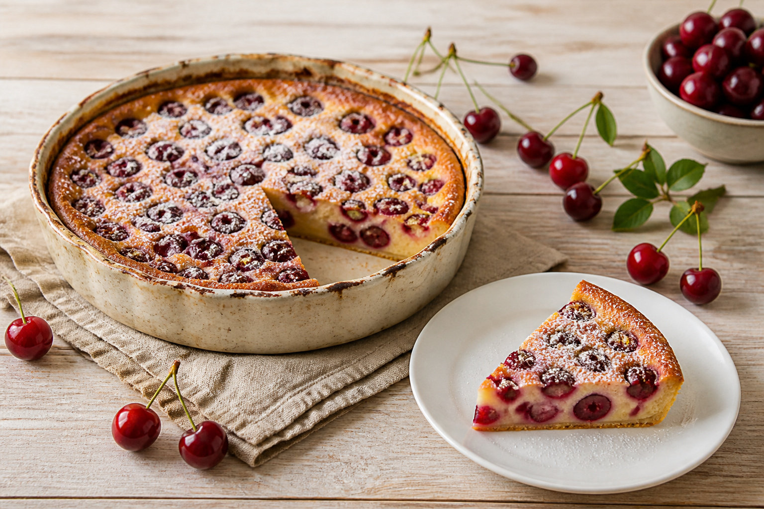 Clafoutis aux cerises une gourmandise maison