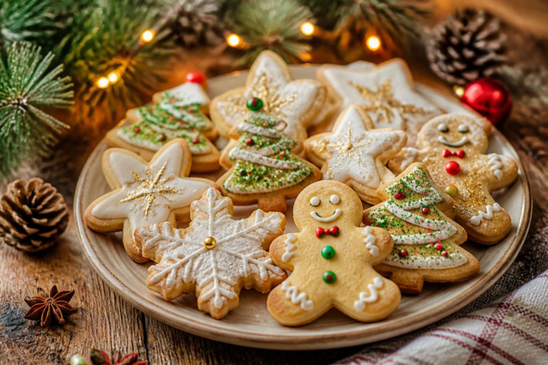 Sables de noel decores