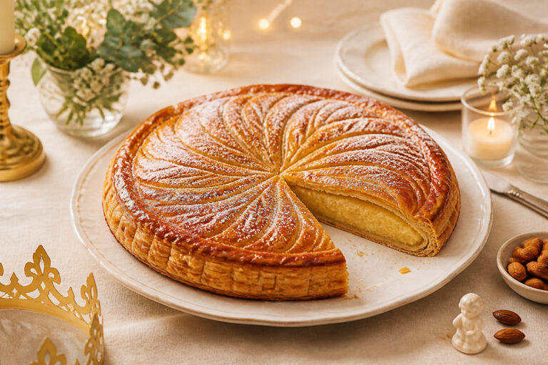 Galette des rois doree et gourmande