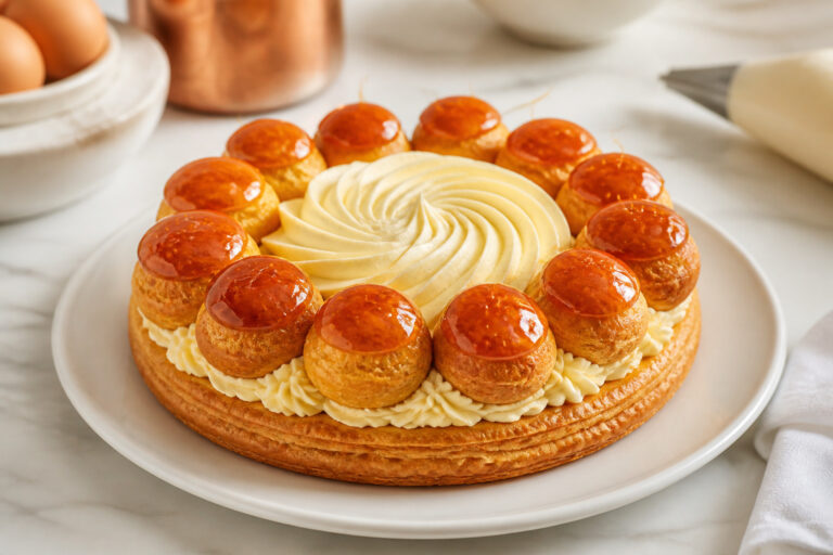 Saint honore un delice caramelise