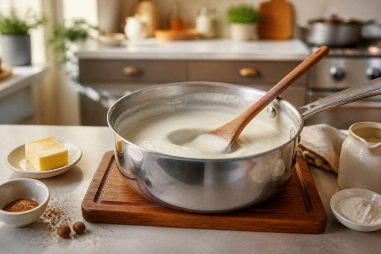 Sauce bechamel onctueuse