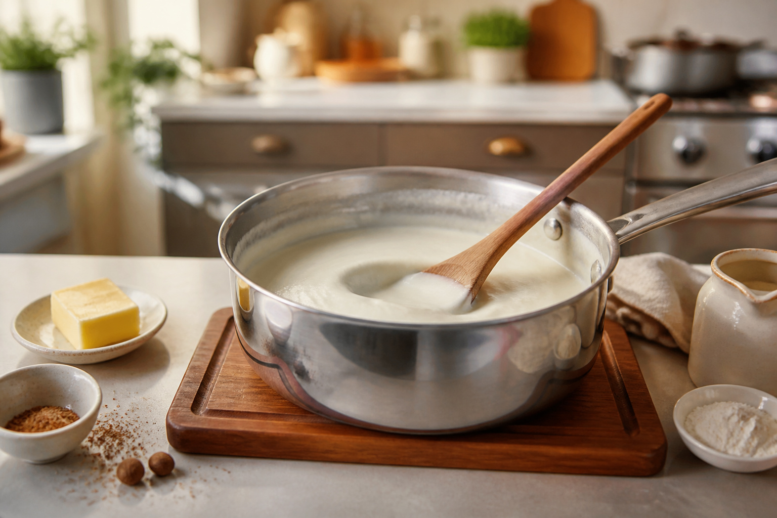 Sauce bechamel onctueuse