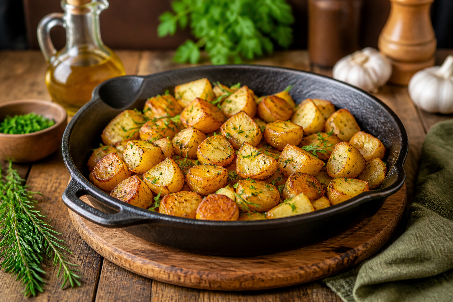 Pommes de terre sautees dorees