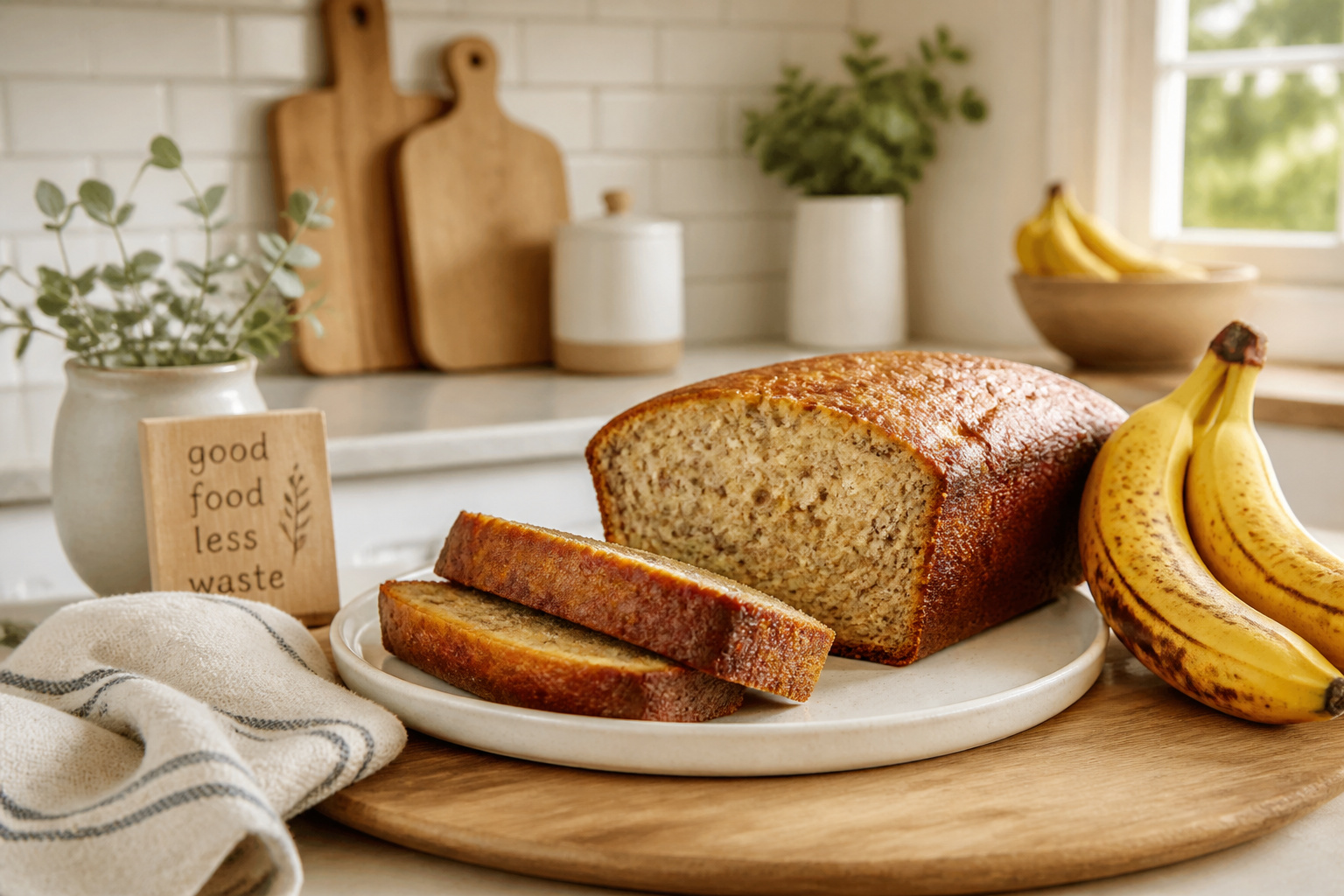Gateau aux bananes fait maison une gourmandise anti gaspillage