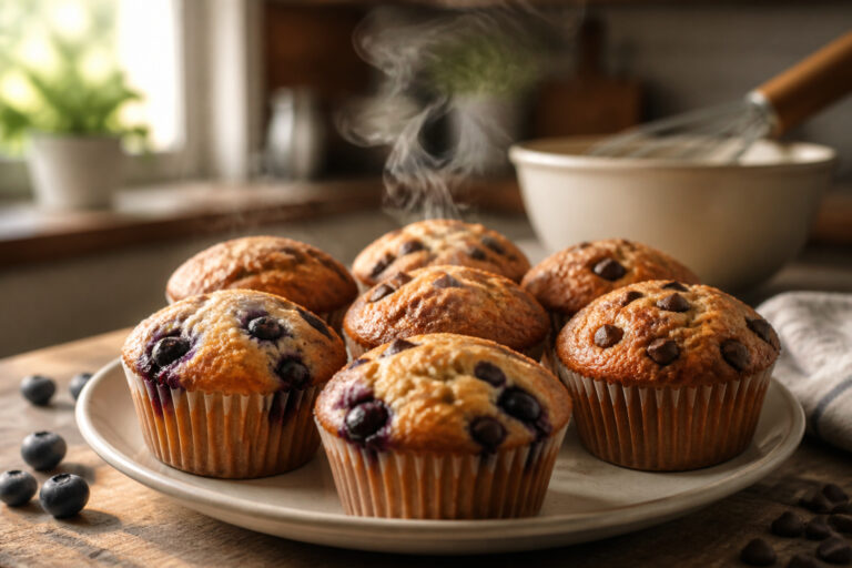 Muffins chauds et moelleux