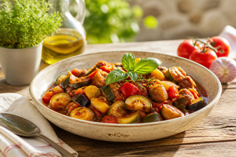 Ratatouille coloree et appetissante
