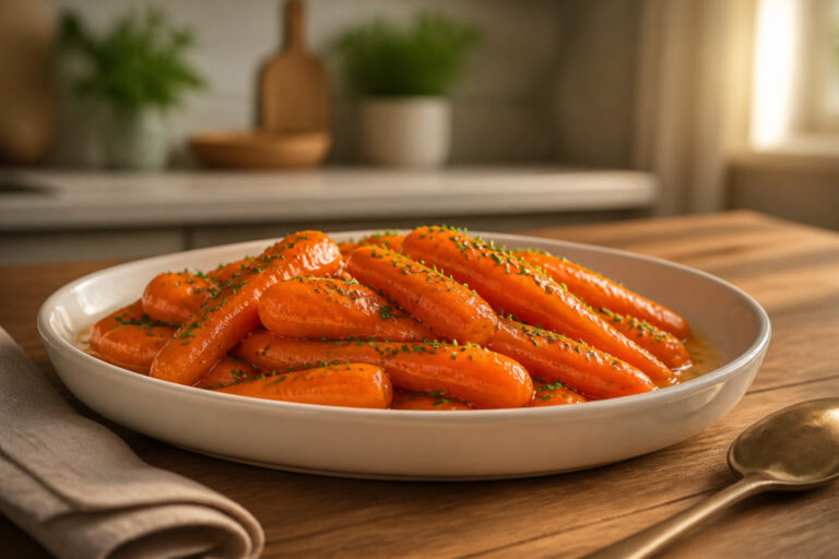Carottes glacees fondantes a la perfection
