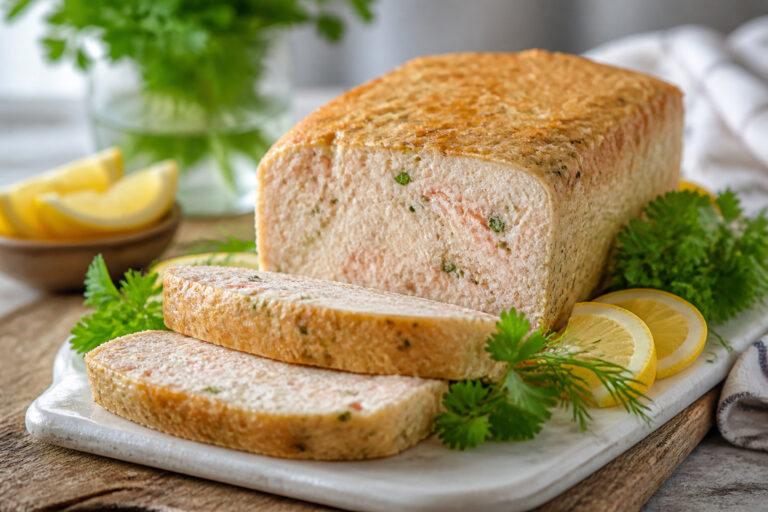 Pain de poisson frais et savoureux